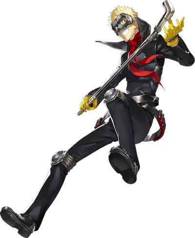 ペルソナ5　ラバスト　竜司 ペルソナ5 PERSONA P5 坂本竜司 スカル ラバーストラップ