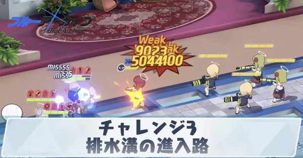 チャレンジ3「排水溝の進入路」