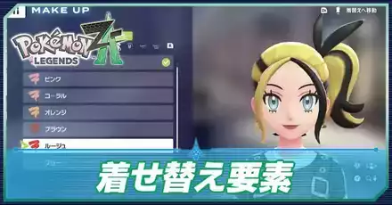 着せ替え要素とキャラメイクのやり方