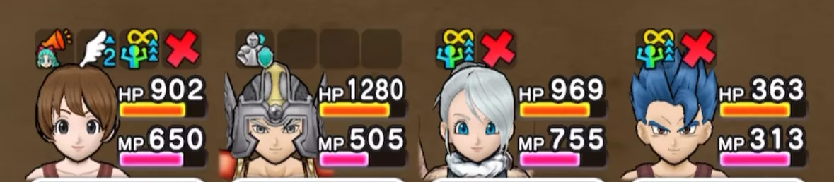 1ターン目の踊りをまもりのたてで防ぐ