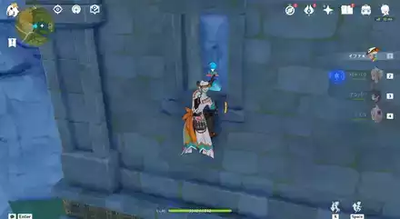 窓から中に入る