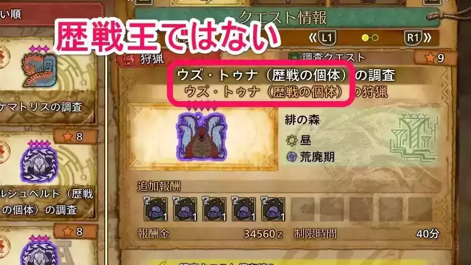 歴戦王ではない