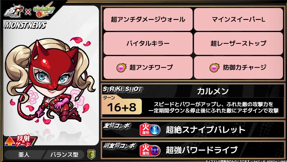 パンサー ステータス