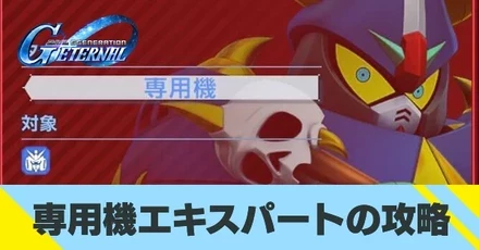 専用機エキスパートの攻略