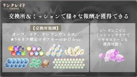 確定マギアキーやコア