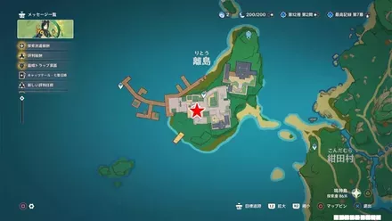 カルピリア(セーリングブリーズ)のマップ