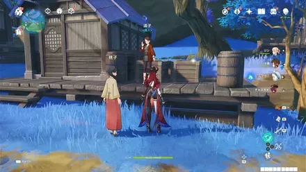 清子(商人)の姿