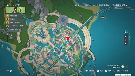 メキニョン(バーティンの珍奇館)のマップ