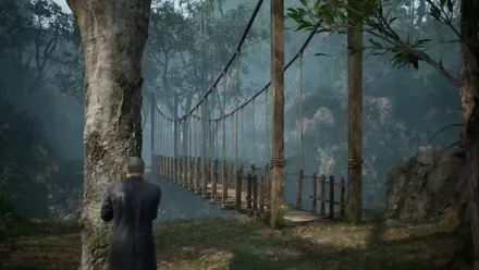 吊り橋でイベント