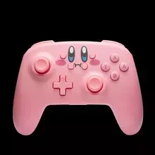 ワイヤレスコントローラー for Nintendo Switch 星のカービィ ほおばり画像