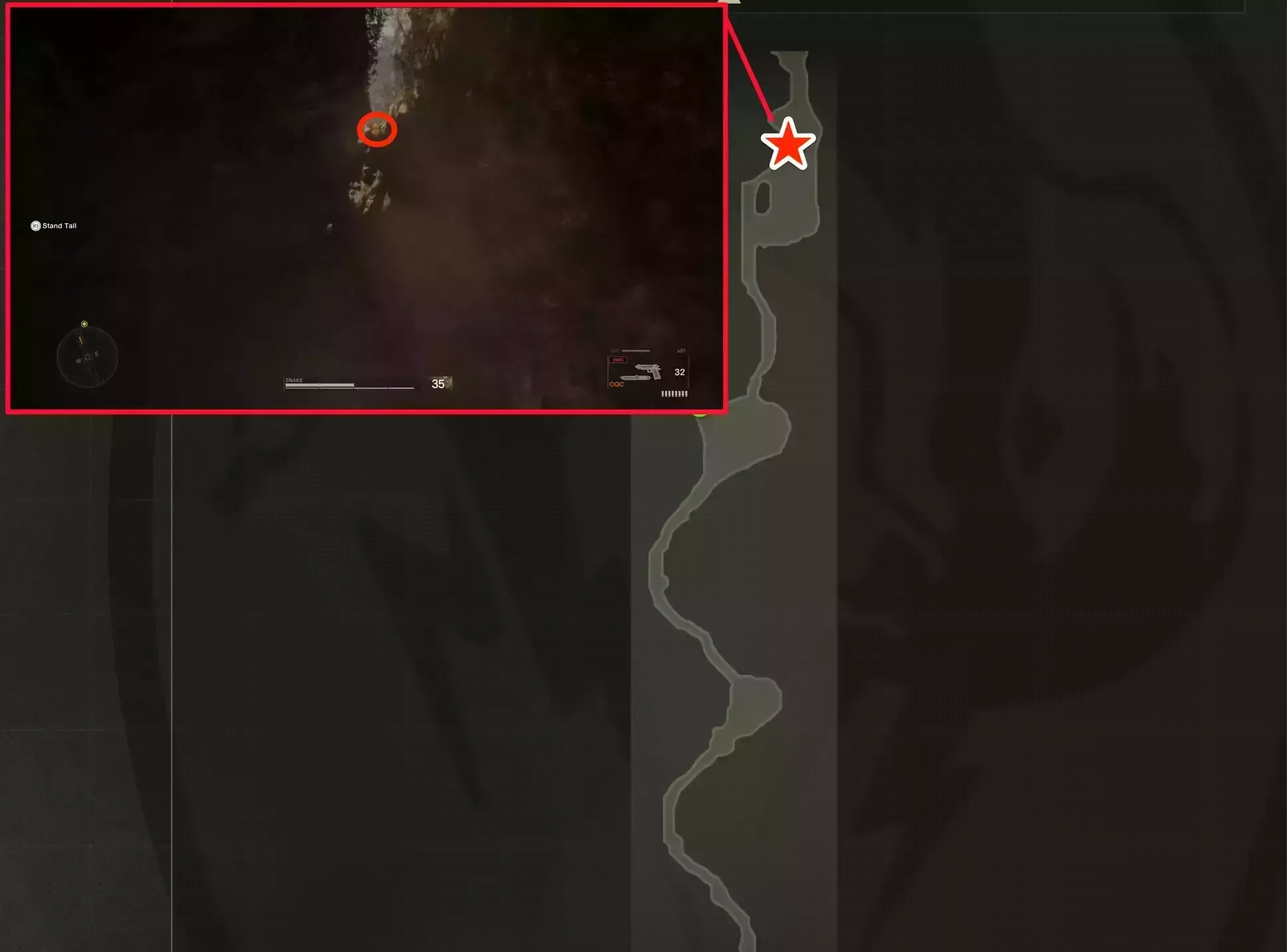 洞窟広場のガーコ