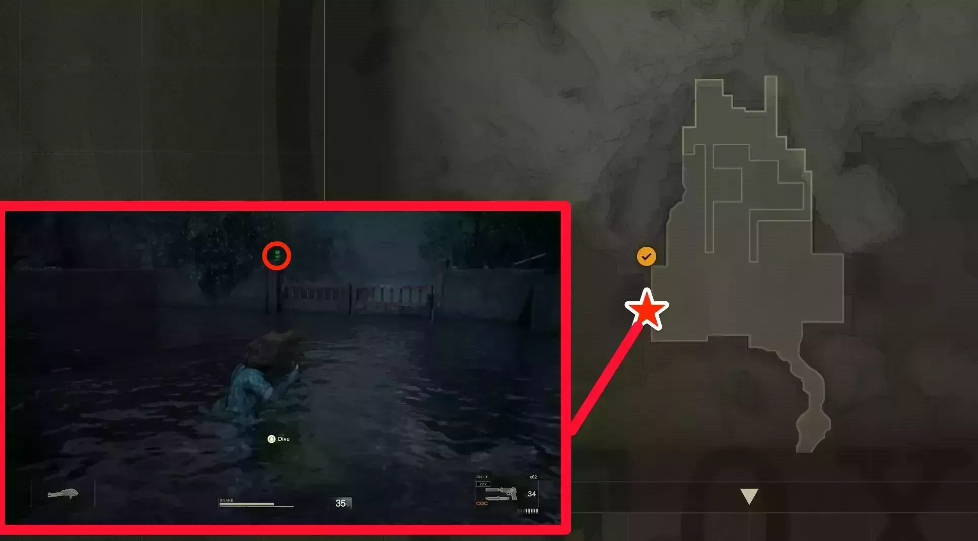 倉庫外部のケロタン