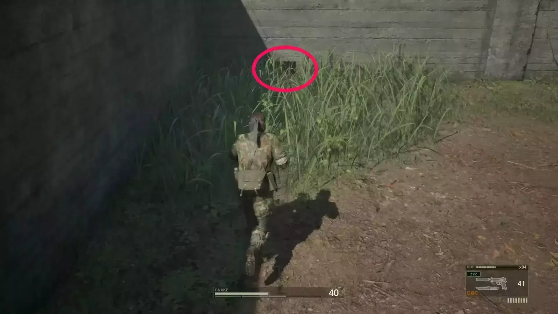 ダクトで研究所脱出