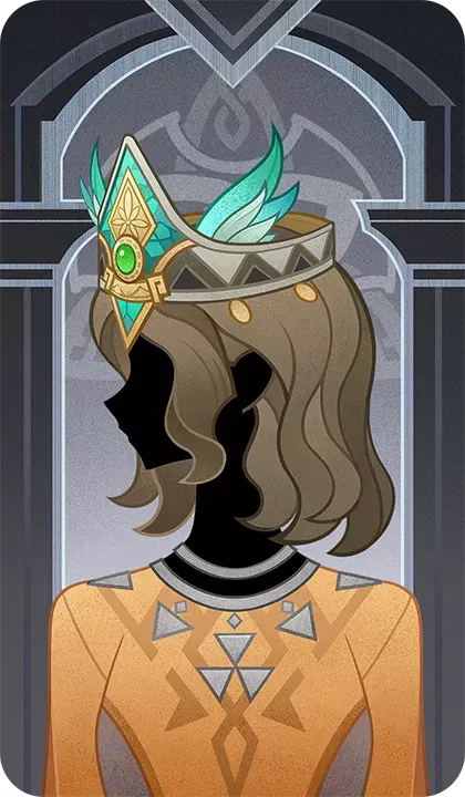 主なき冠の画像