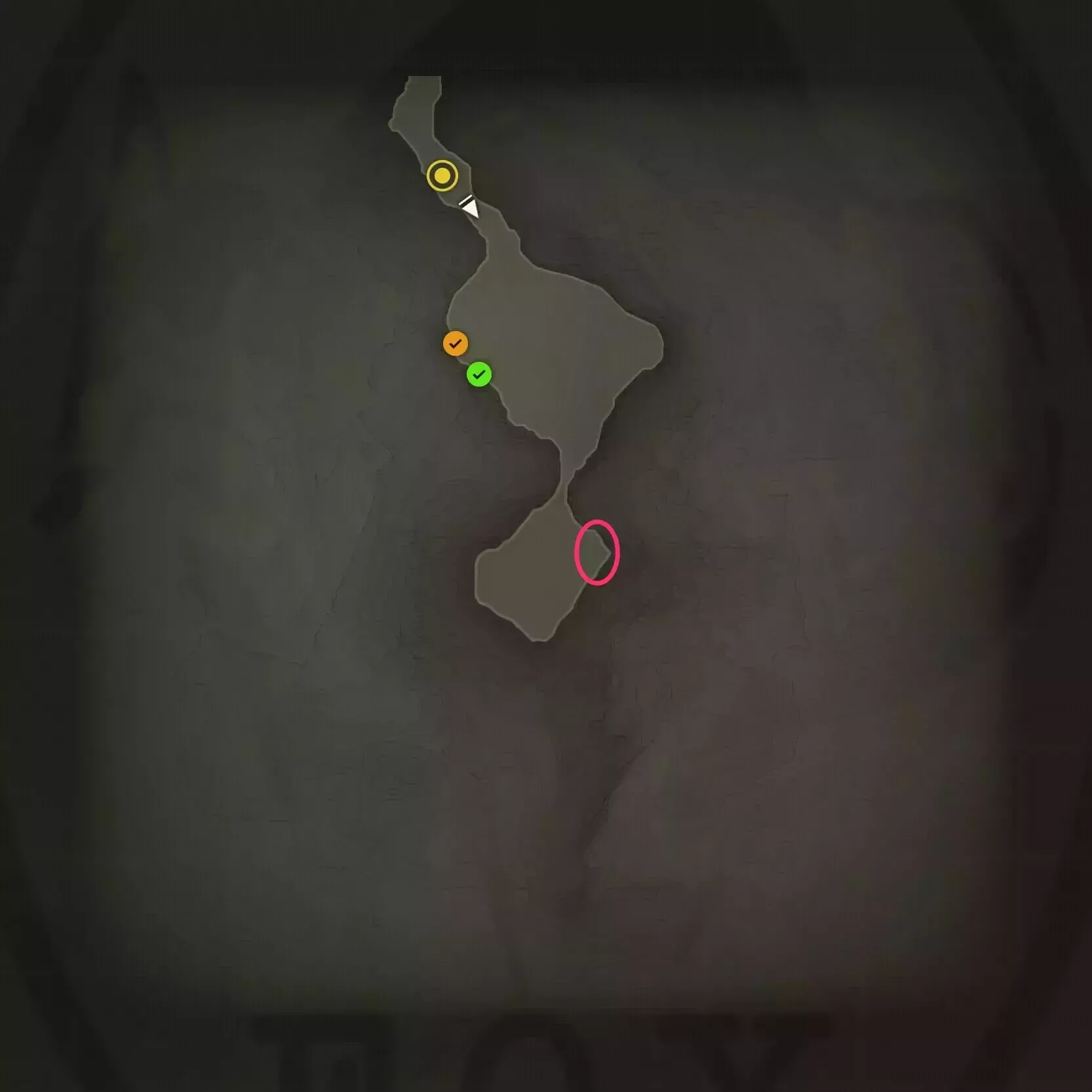 オットンガエルのマップ画像