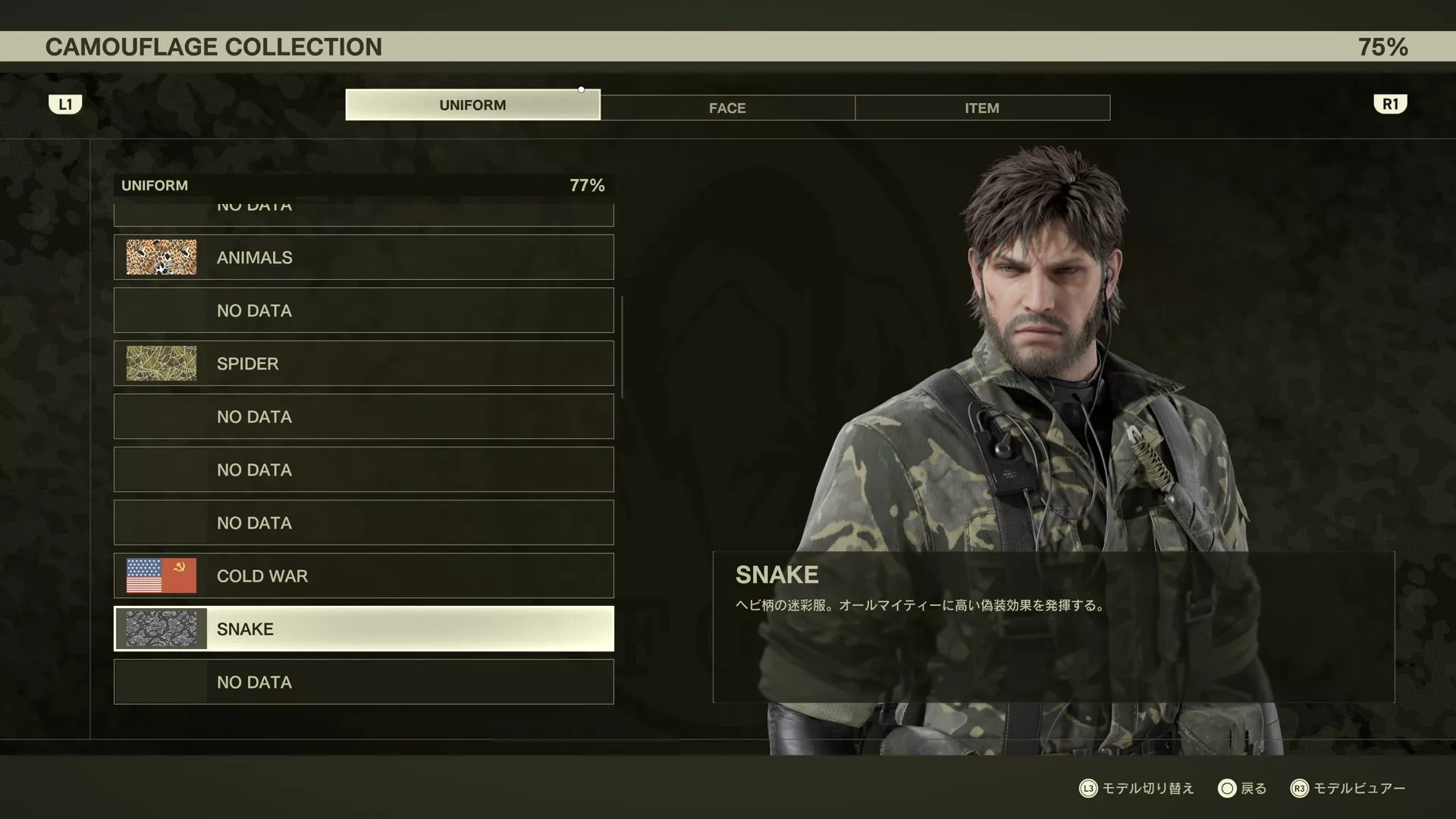 カモフラージュ