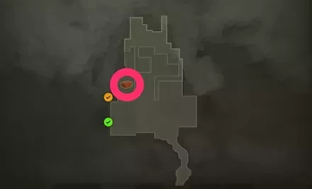 スタングレネードのマップ画像