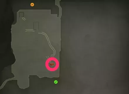 スモークグレネードのマップ画像