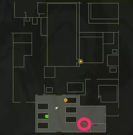 チャフグレネードのマップ画像