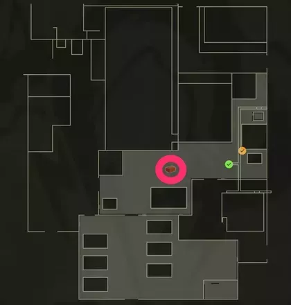 チャフグレネードのマップ画像