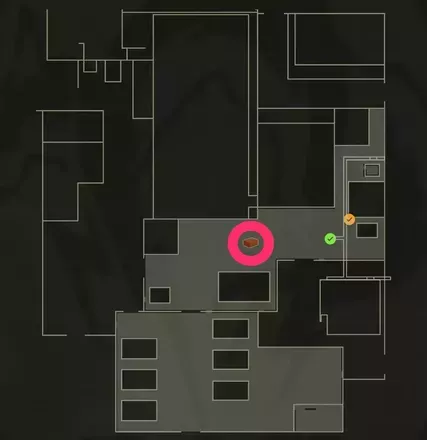 スタングレネードのマップ画像