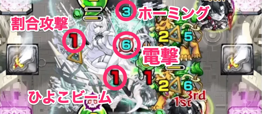 アムネディア攻撃パターン