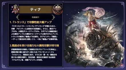 ティナの事前情報