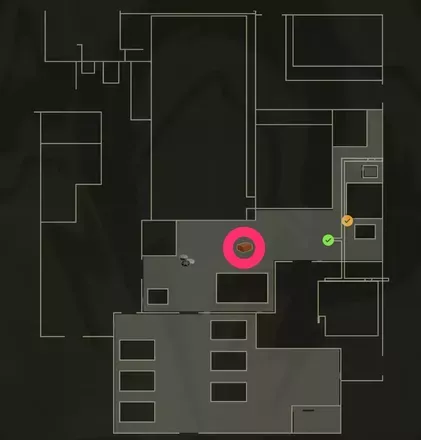 チャフグレネードのマップ画像