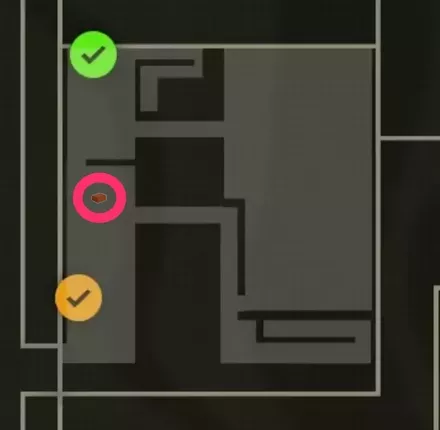 麻酔ハンカチ本体or弾薬のマップ