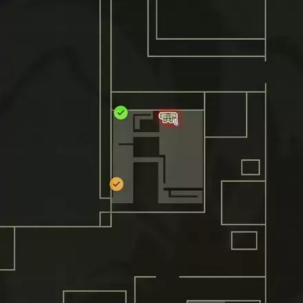 赤外線ゴーグルのマップ画像