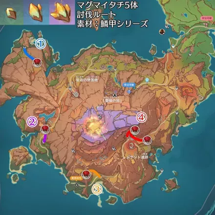 マグマイタチルート