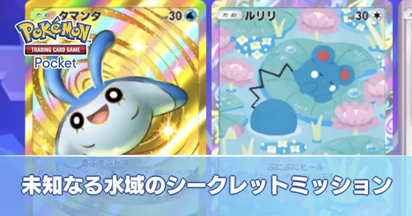 未知なる水域のシークレットミッション