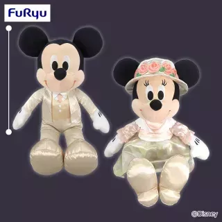 ディズニー ステンドグラスホラーナイト BIGぬいぐるみ ミッキー＆ミニー