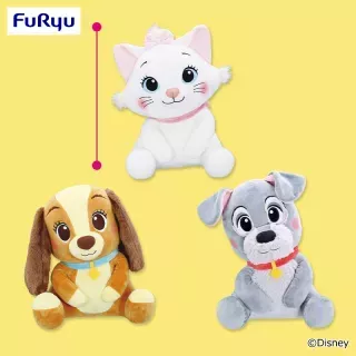 ディズニー こてっとぺったん BIGぬいぐるみ～Cat＆Dogs～
