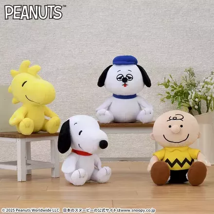 SNOOPY™　ぬいぐるみ　なかよく手つなぎ