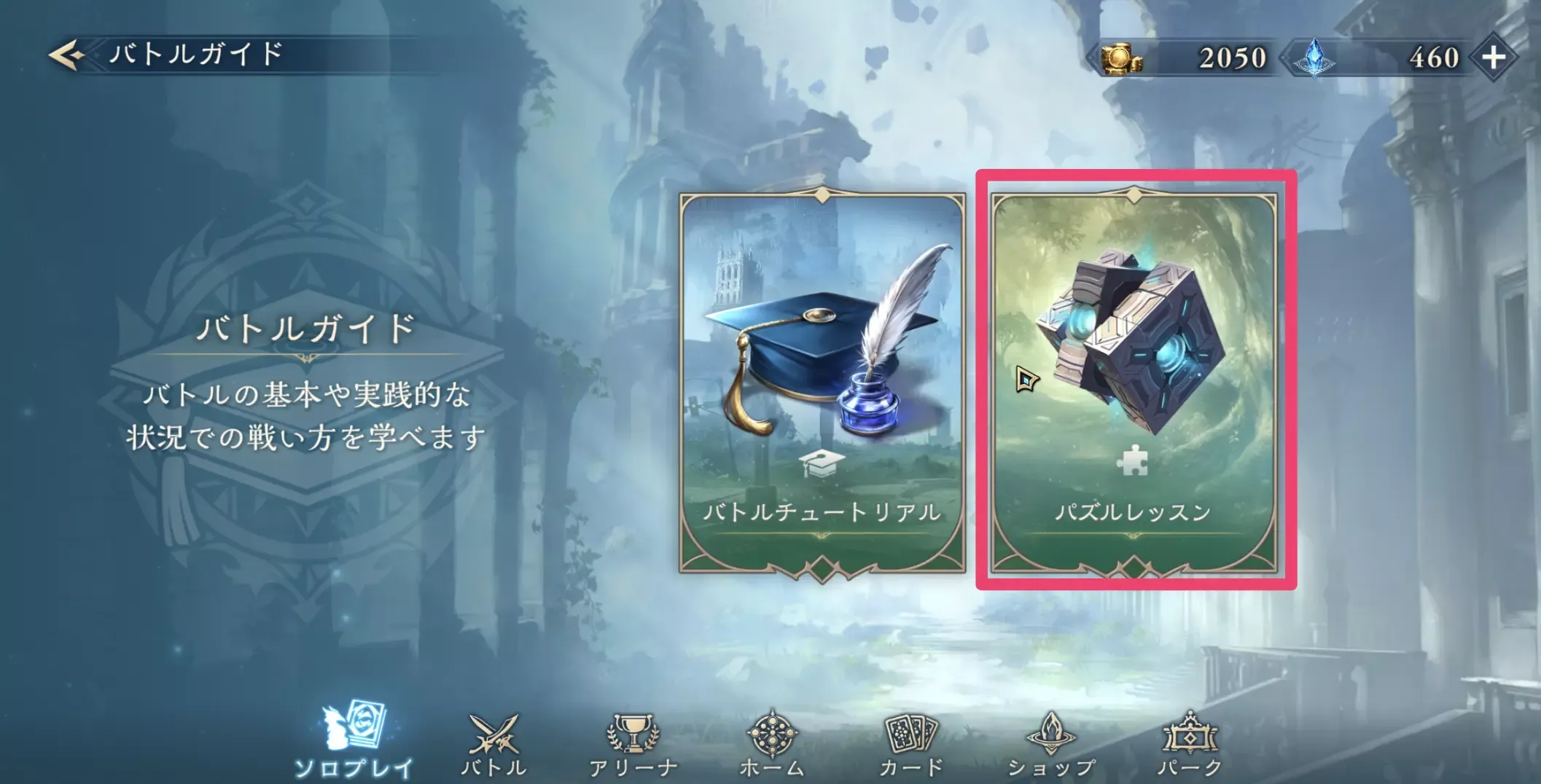 パズルレッスン