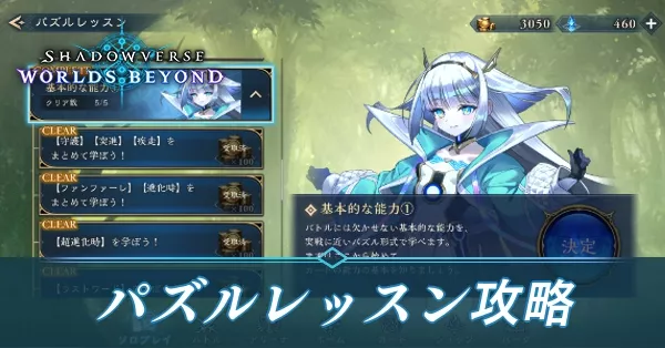 パズルレッスンの攻略と答え