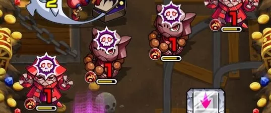 ドクロマークで防御ダウン