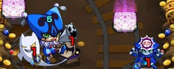 ドクロで敵防御ダウン