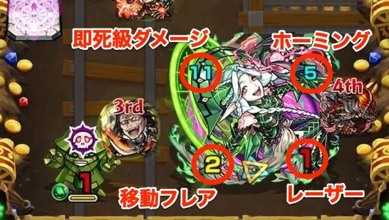 木の攻撃パターン