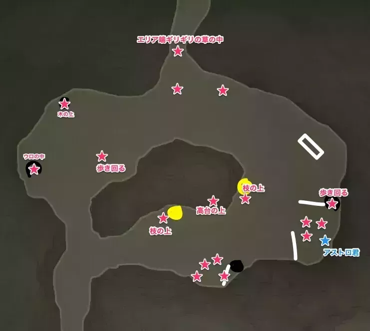 ピポサルの場所一覧