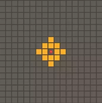 コンフューズスイープの範囲