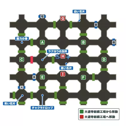魔斗量子界のマップ