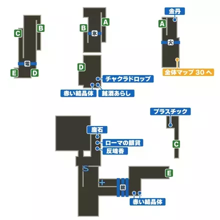 陸軍地下造船所（5話）のマップ