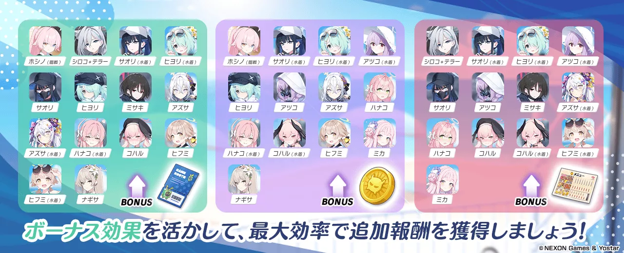 ボーナス生徒