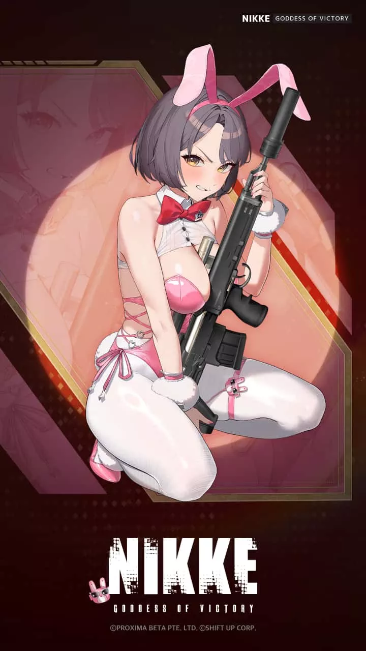 ミルク：ブルーミングバニーのイラスト