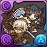 花月天将副官・双駆の緋覇那＆静袮【デフォルメ】の画像