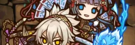 【12879】花月天将副官・双駆の緋覇那＆静袮【デフォルメ】