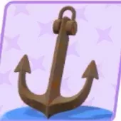 コンテナ船のイカリ画像