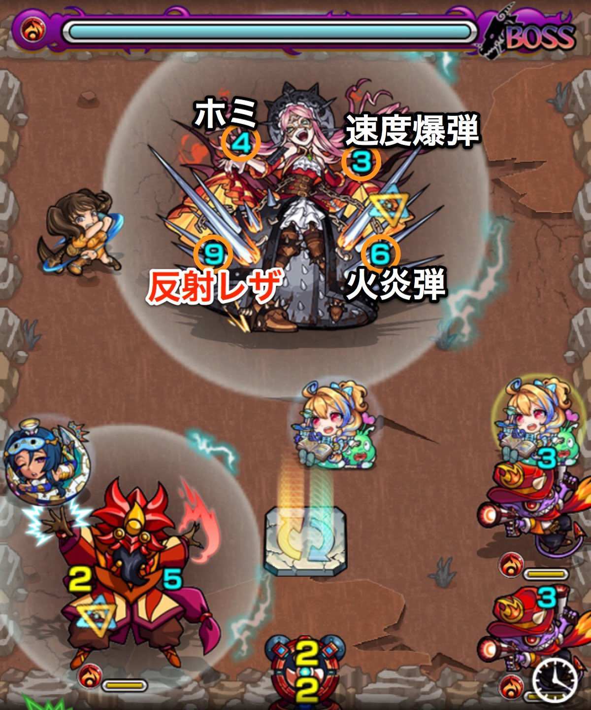 バートリーのボス1攻略